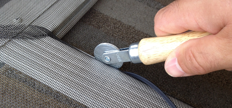 metal screen door repair in The Crossings